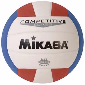 Mikasa Competitive Class Volleyball - Red/White/Blue